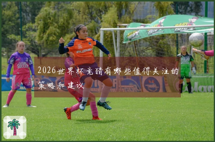 2026世界杯竞猜有哪些值得关注的策略和建议
